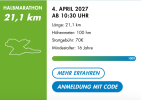 Suche: Startplatz Halbmarathon Freiburg